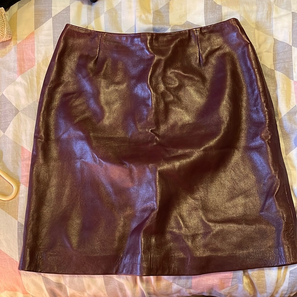 Danier Leather Skirt - size 27 or 4 to 6 US